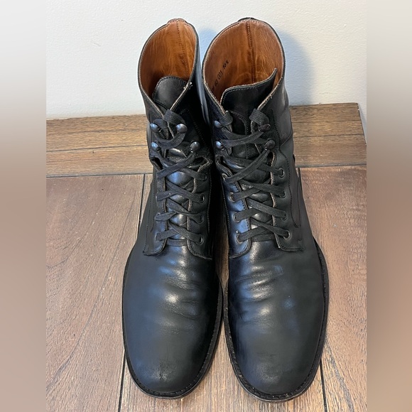 John Varvatos Six O Six 606 Hand Made Leather Lace Up Boots Mens size 10.5 - Picture 6 of 13